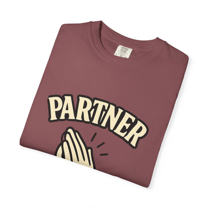Partner Graphic Tee, Unisex T-Shirt, Couples Gift, Relationship Apparel, Casual Streetwear, Cute Partner Shirt