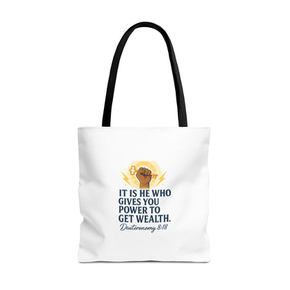 Affirmation Art Bible Verse Tote Bag