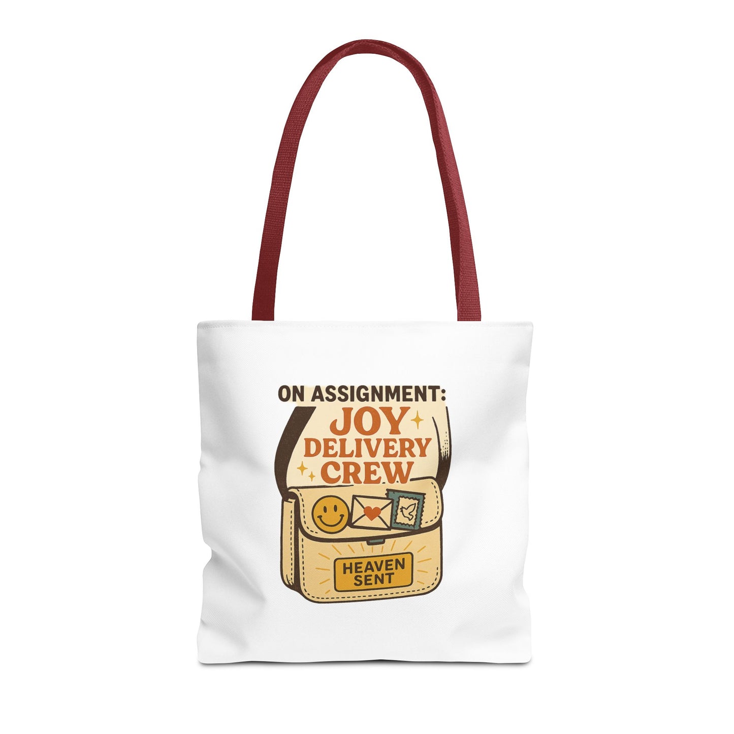 Joy Delivery Crew Tote Bag - Heaven Sent, Birthday Gift, Grocery Bag, Eco-Friendly Tote, Unique Gift Idea