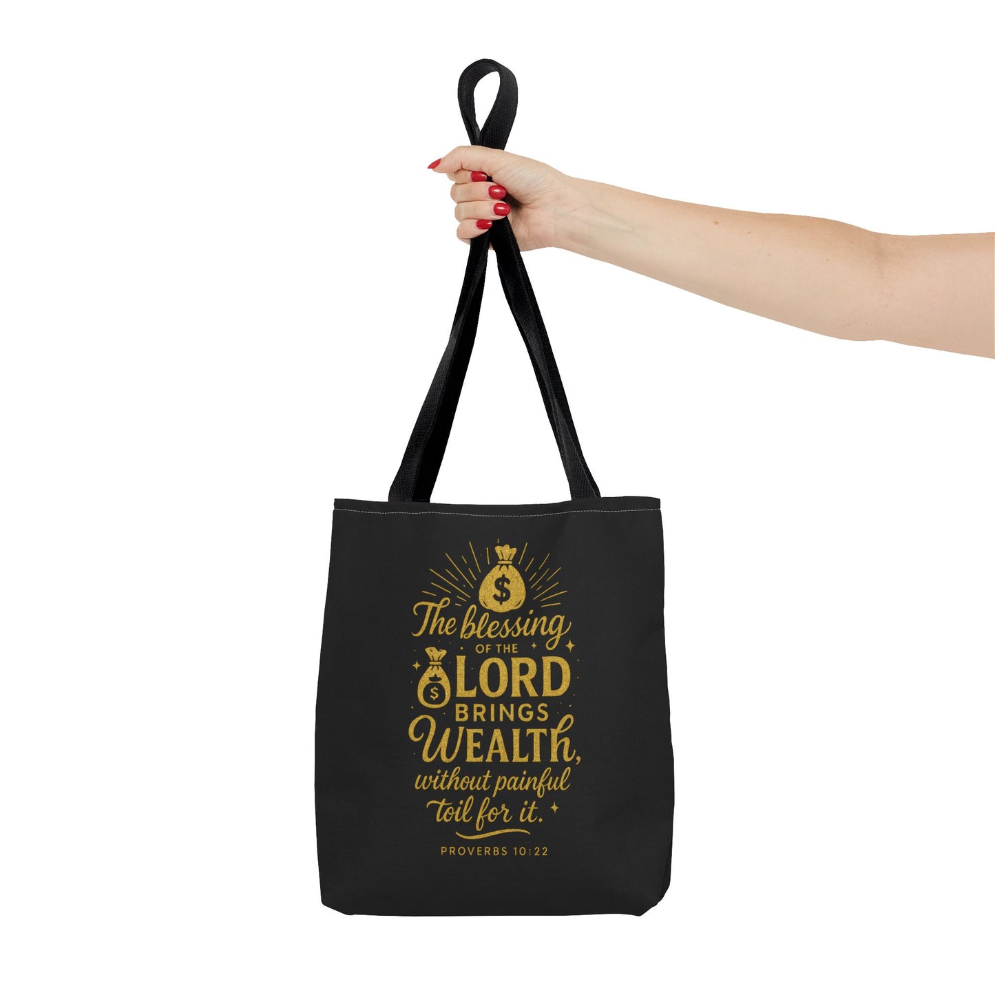 Blessing Tote Bag - Inspirational Christian Quote, Motivational Gift, Bible Verse Accessory, Versatile Shopping Bag, Spiritual Tote