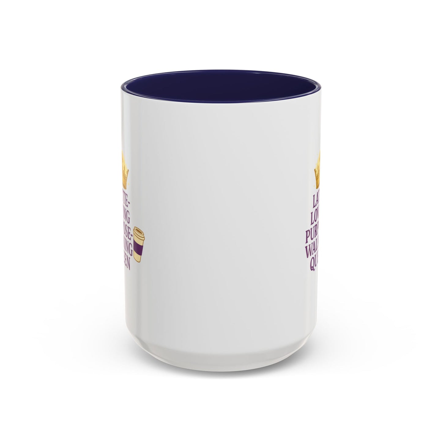 Latte-Loving Queen Coffee Mug - Perfect for Coffee Lovers, Birthday Gift, Personalized Kitchen Decor, Mother's Day Gift, Fun Office Mug