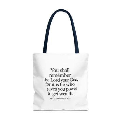 Inspirational Tote Bag - Faith Quote, Bible Verse Gift, Christian Tote, Scripture Bag, Positive Affirmation Accessory