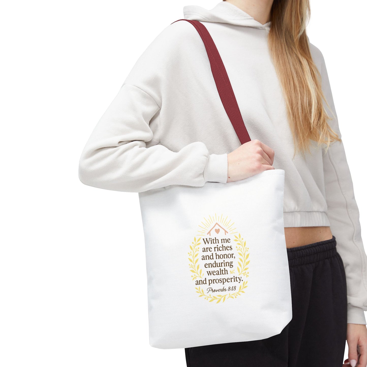 Prosperity Bible Verse Tote Bag