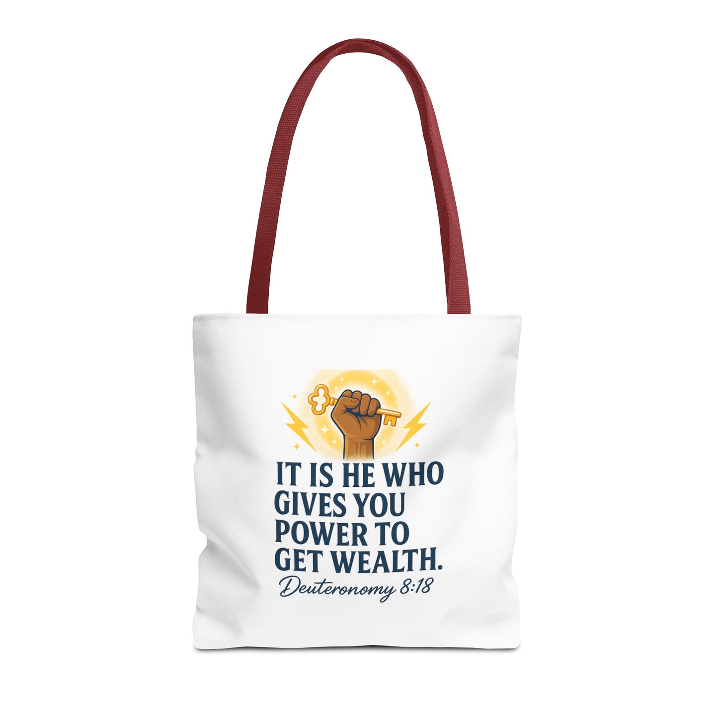 Empowering Inspirational Tote Bag, Motivational Bag, Gifts for Motivated Individuals, Scripture Tote, Versatile Shopping Bag