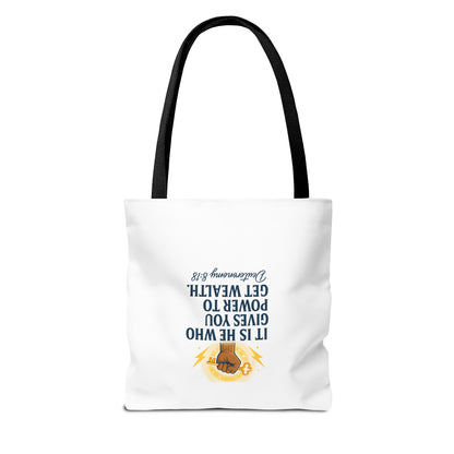 Affirmation Art Bible Verse Tote Bag