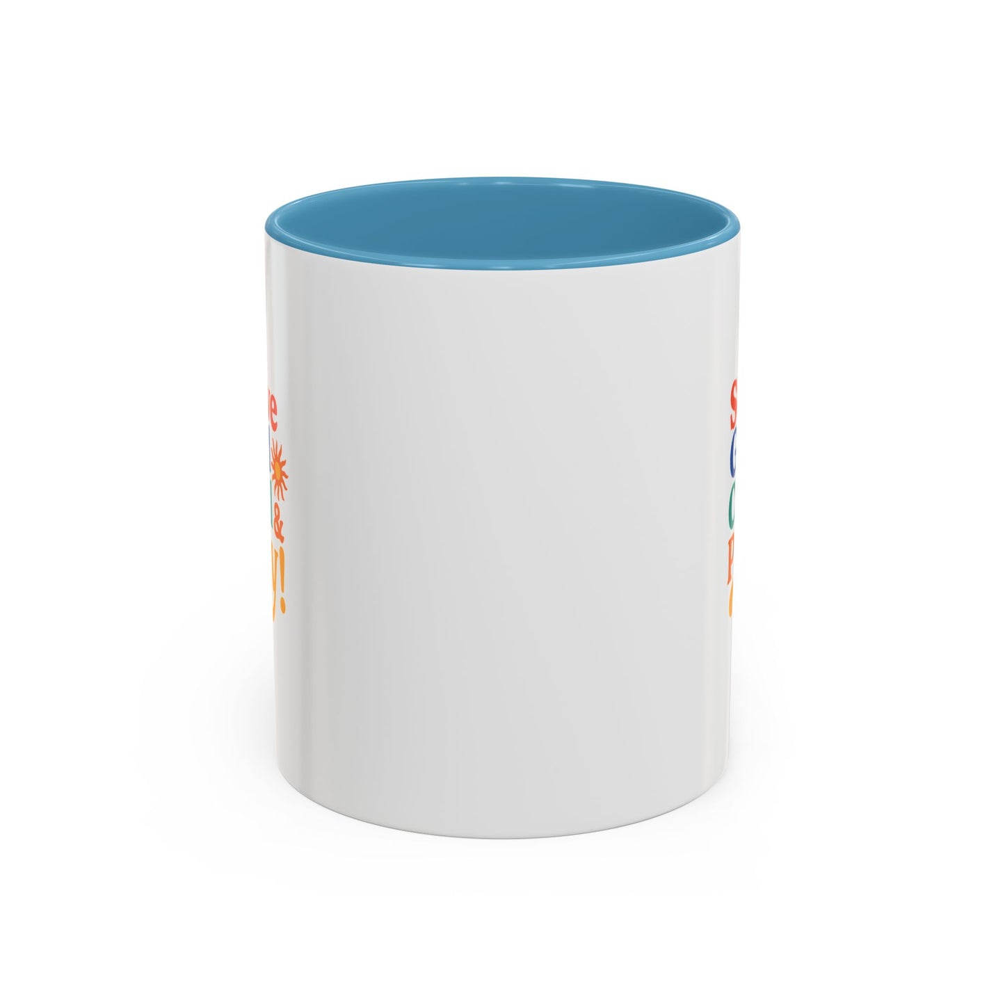 Serve God, Chill & Pray Accent Coffee Mug (11, 15oz)