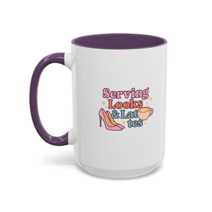 Chic Coffee Mug: Serving Looks & Lattes | Trendy Gift for Coffee Lovers, Fashion Enthusiasts, Housewarming, Birthdays, Mom's Day