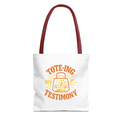 My Testimony Inspirational Tote Bag