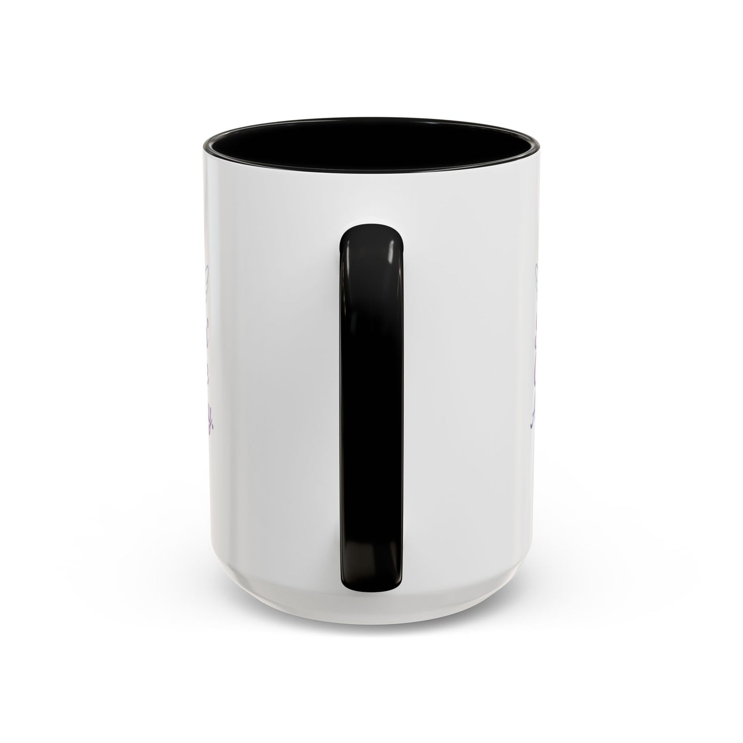 Sipping Grace Accent Coffee Mug | Stylish Gift for Coffee Lovers, Inspirational Mug, Office Décor, Unique Funny Coffee Cup