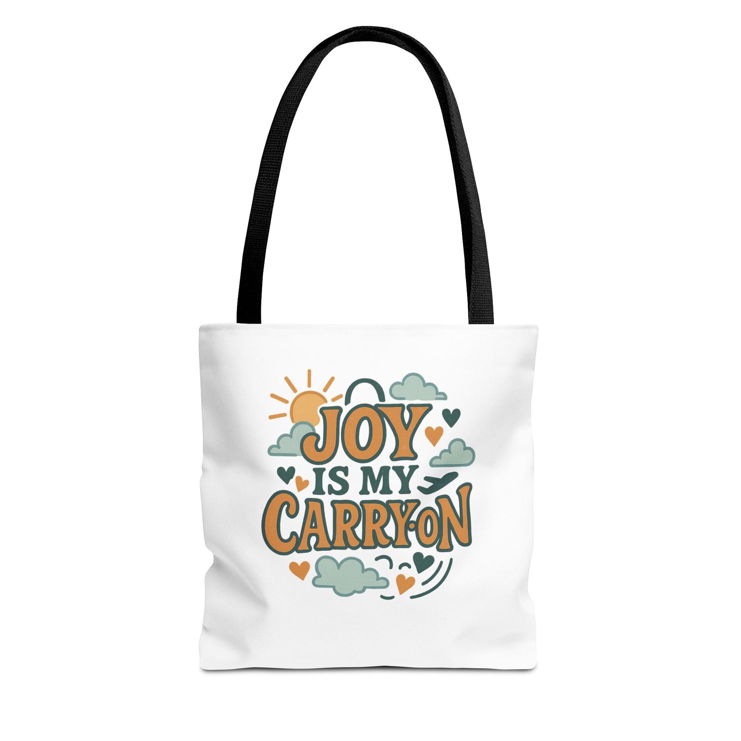 Joyful Carryall Tote Bag | Eco-Friendly Shopper | Perfect for Gifts, Organizing, Travel, Beach Days, and Everyday Errands