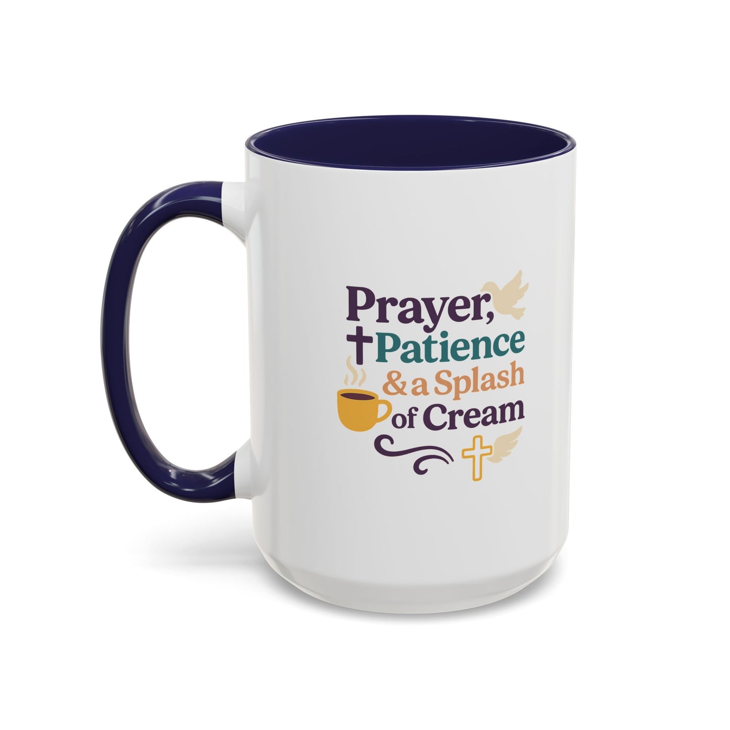 Faith-Inspired Coffee Mug - Perfect Gift for Friends and Family, Prayer Mug, Inspirational Drinkware, Christian Gift, Cute Desk Accessory