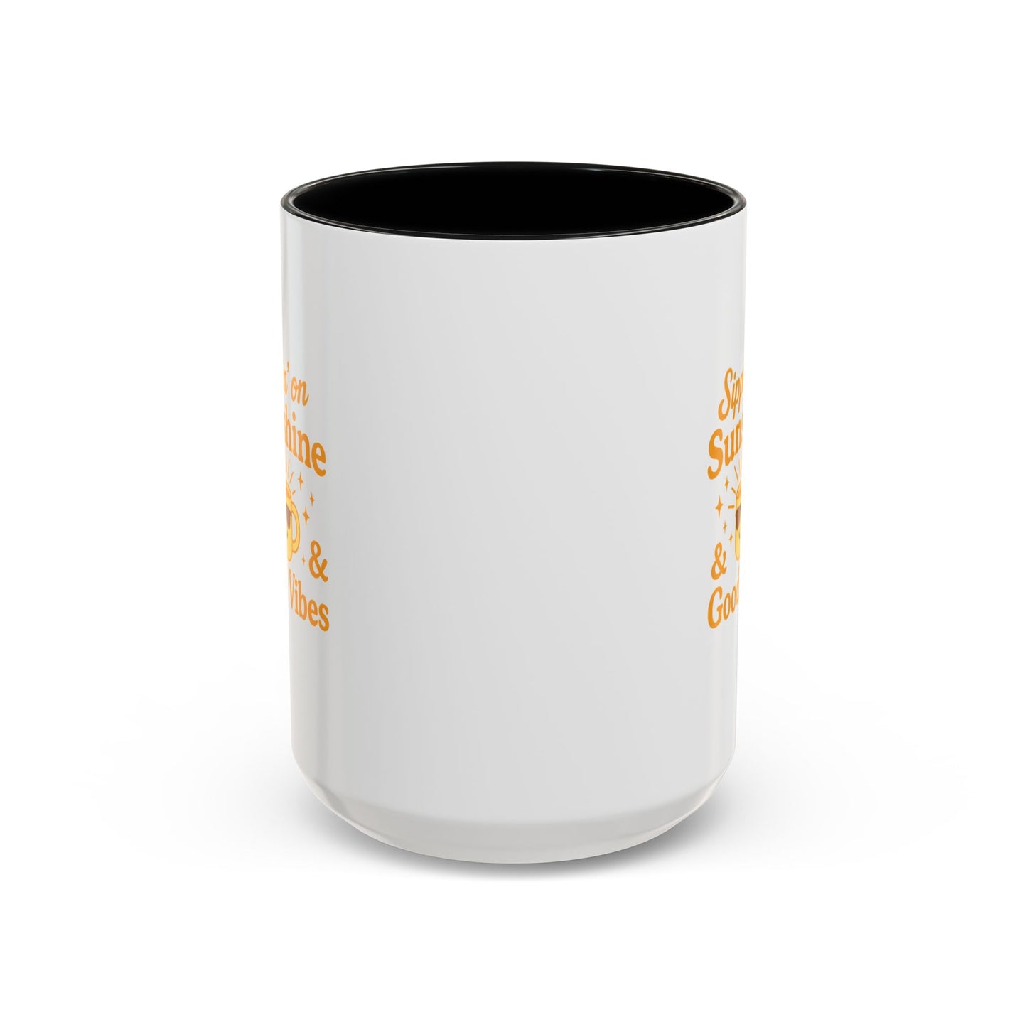 Sippin' on Sunshine Coffee Mug, Positive Vibes Mug, Gift for Coffee Lovers, Inspirational Mug, Housewarming Gift, Fun Drinkware