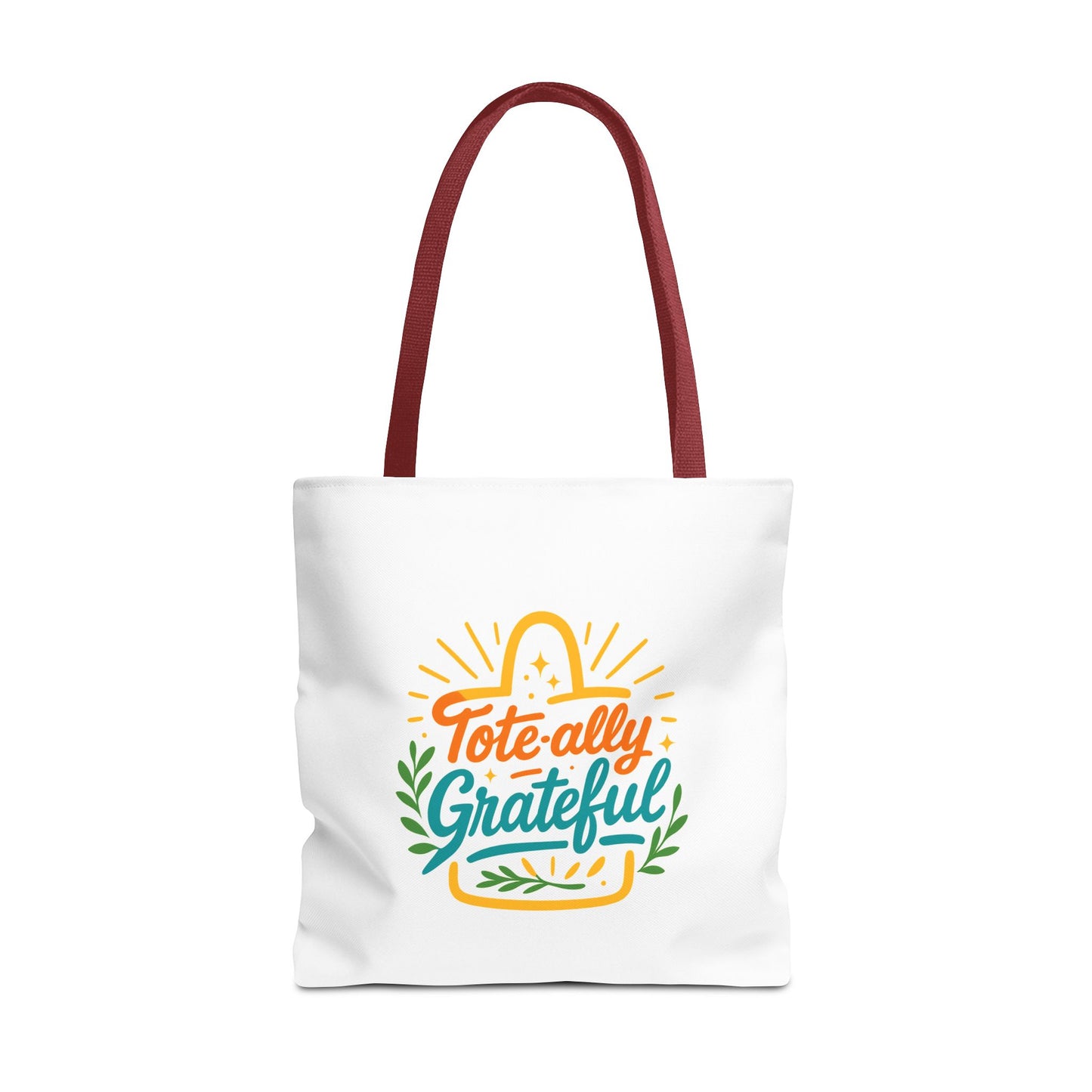 Grateful Tote Bag, Eco-Friendly Shopping Bag, Gift for Mom, Stylish Carry-All, Perfect for Summer Adventures