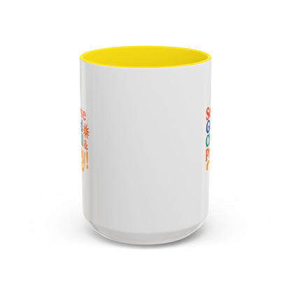 Serve God, Chill & Pray Accent Coffee Mug (11, 15oz)