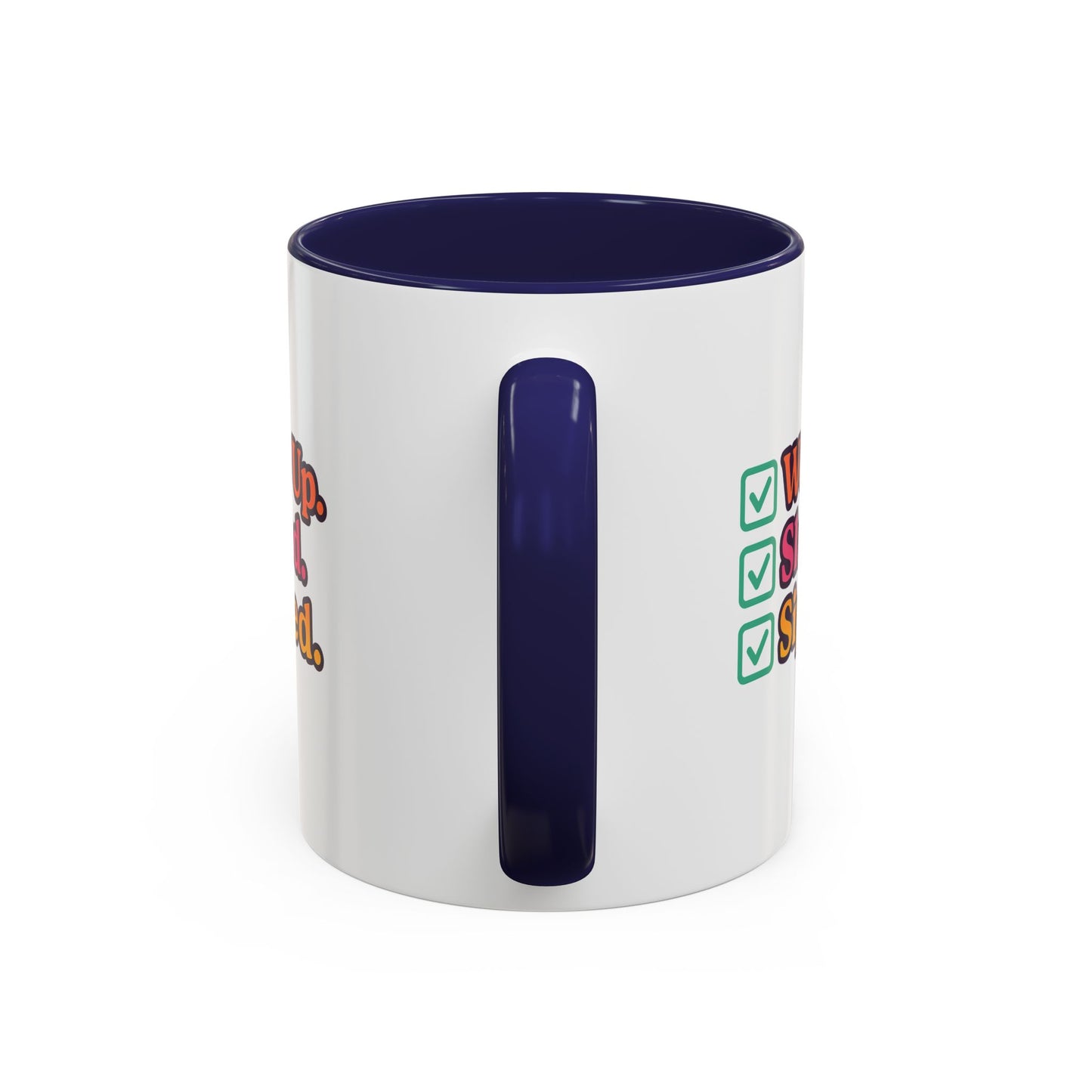 Woke Up Slayed Sipped Coffee Mug, Motivational Mug Gift, Fun Coffee Cup, Inspirational Office Mug, Morning Routine Mug