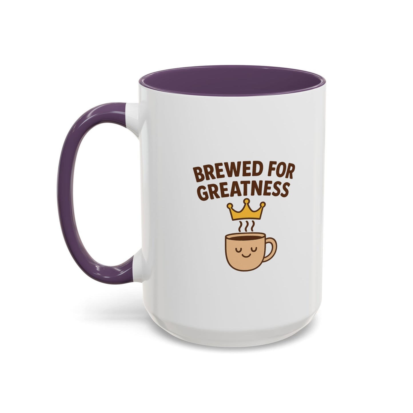 Brewed for Greatness Coffee Mug | Fun Drinking Mug, Gift for Coffee Lovers, Motivational Mug, Accent Mug for Home or Office