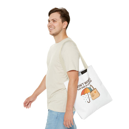 Waterproof Tote Bag - Don't Worry, This Bag Is Covered | Eco-Friendly, Beach, Gym, Shopping, Travel