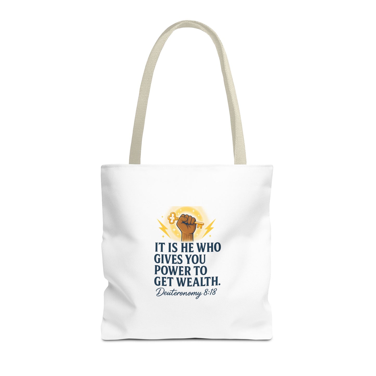 Affirmation Art Bible Verse Tote Bag