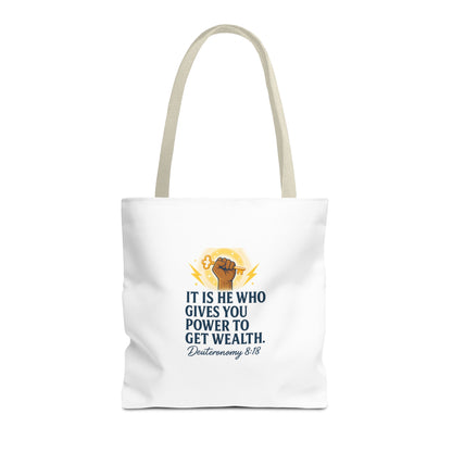 Affirmation Art Bible Verse Tote Bag