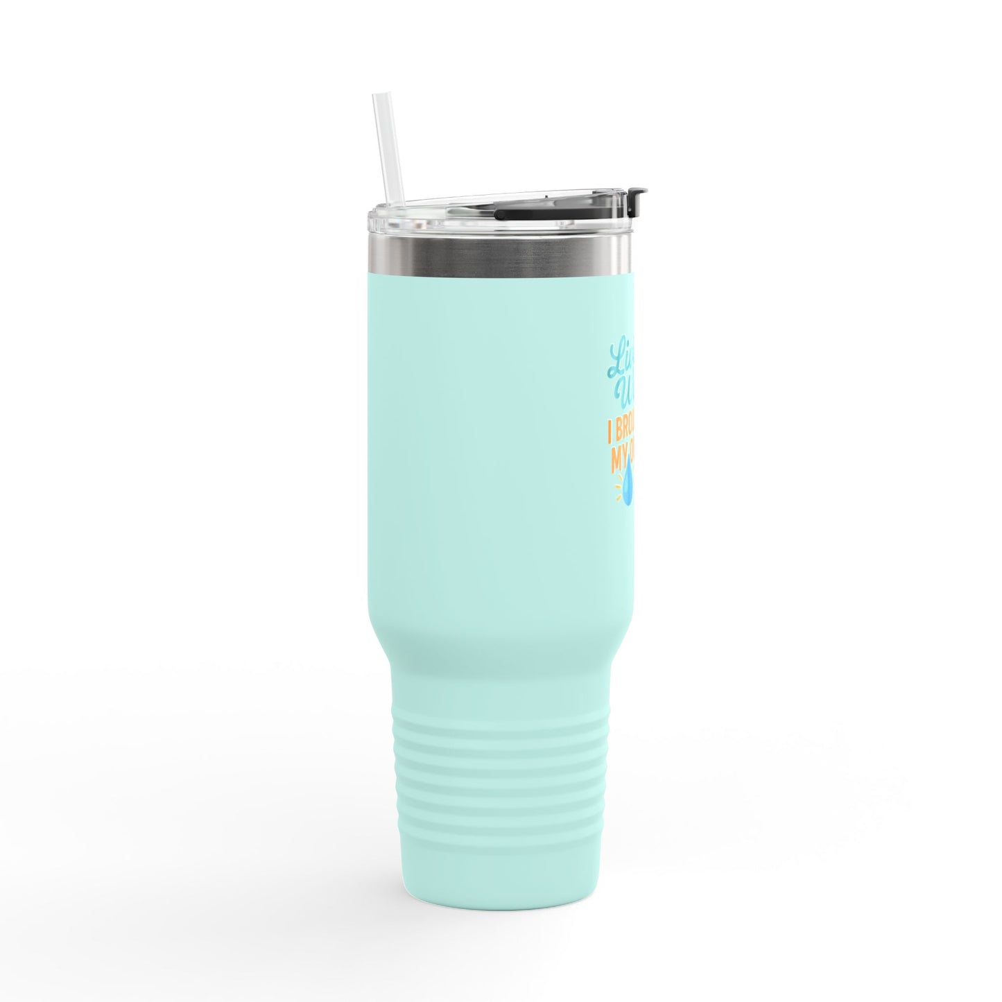 Living Water Insulated Travel Mug, 40oz - Perfect for Adventurers or as a Faithful Gift, Travel Mug, Bible Verse Mug, Custom [...]