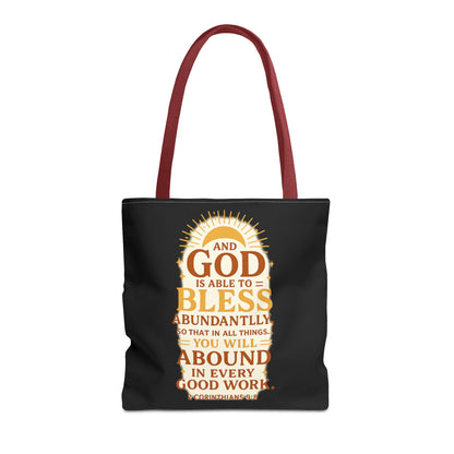 Faith-Inspired Tote Bag, Inspirational Gift, Christian Decor, Church Outing, Everyday Use, Scripture Tote