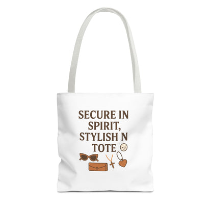 Stylish Tote Bag with Inspirational Quote | Eco-Friendly, Reusable, Perfect for Shopping, Gifts, and Everyday Use