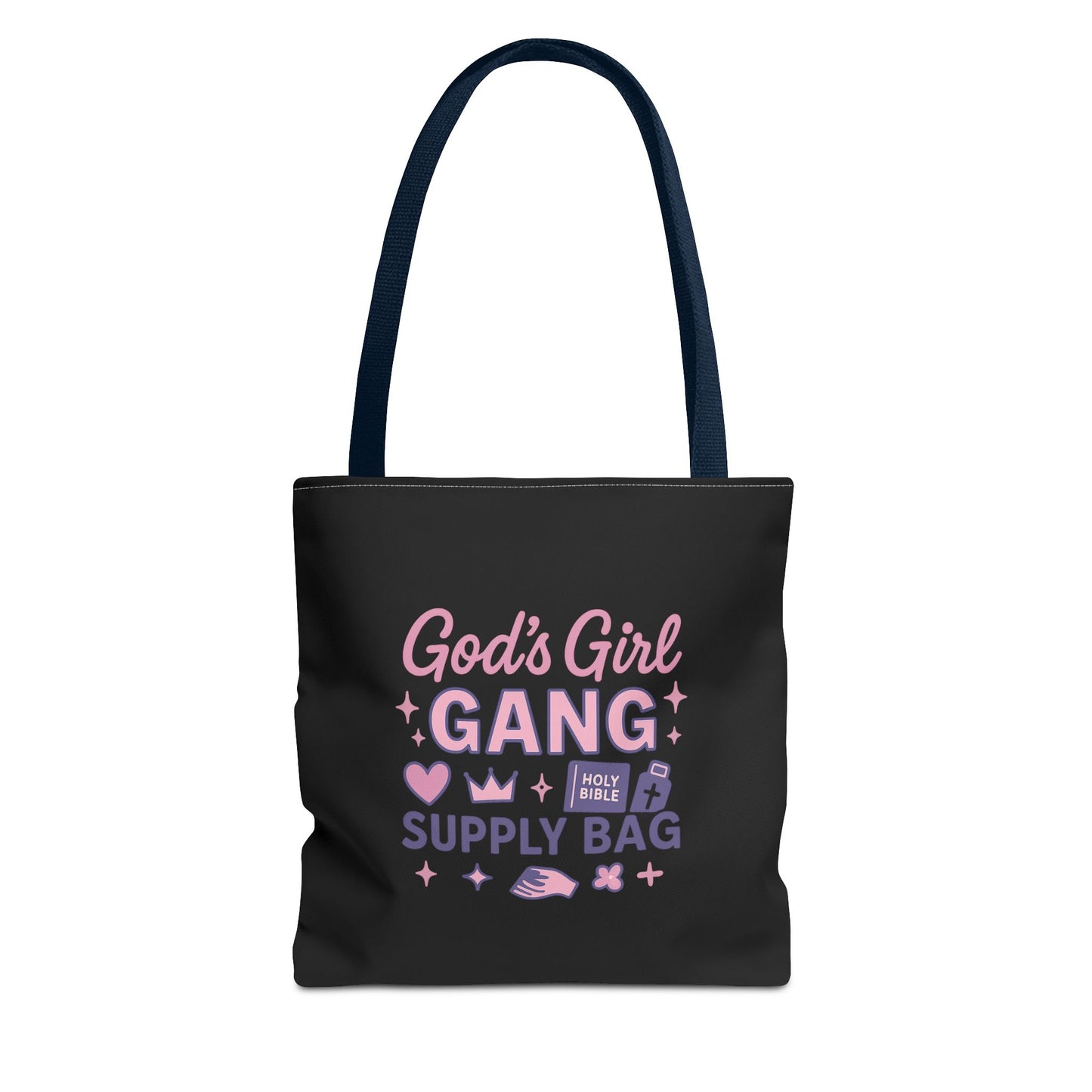 God's Girl Gang Tote Bag | Stylish Supply Bag, Gift for Friends, Everyday Use, Eco-Friendly Shopping, Fun & Functional