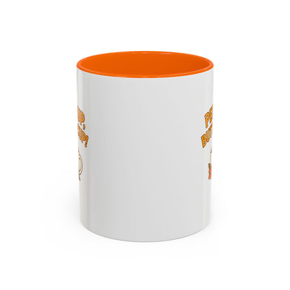Perk Up, Buttercup! Cute Accent Coffee Mug for Daily Motivation, Gift for Coffee Lovers, Home Office Decor, Floral Tea Cup