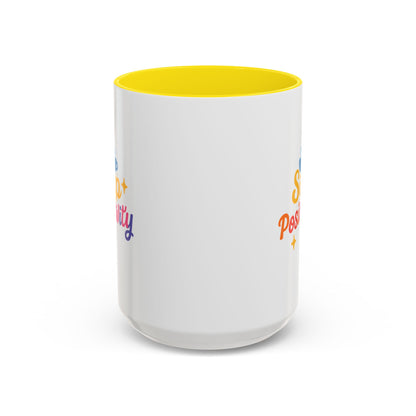 Sip Positivity Accent Coffee Mug (11, 15oz)