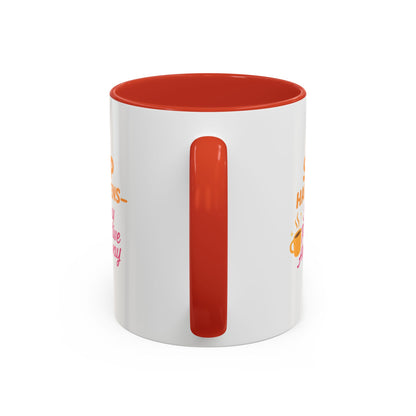 Sip Happens Coffee Mug - Stay Positive Anyway - Inspirational Mug for Coffee Lovers, Motivational Gift, Office Decor, Funny Coffee Cup