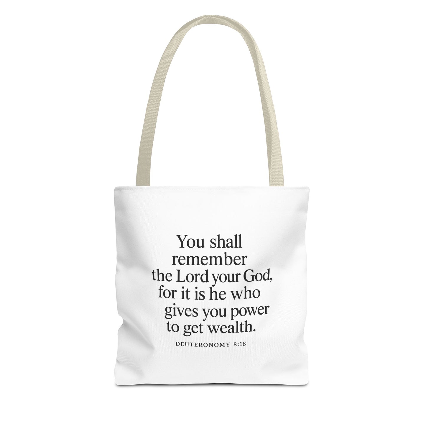 Inspirational Tote Bag - Faith Quote, Bible Verse Gift, Christian Tote, Scripture Bag, Positive Affirmation Accessory