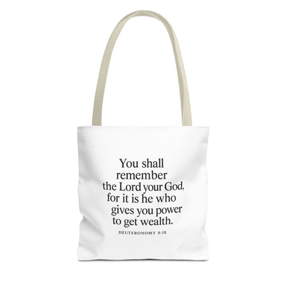 Inspirational Tote Bag - Faith Quote, Bible Verse Gift, Christian Tote, Scripture Bag, Positive Affirmation Accessory