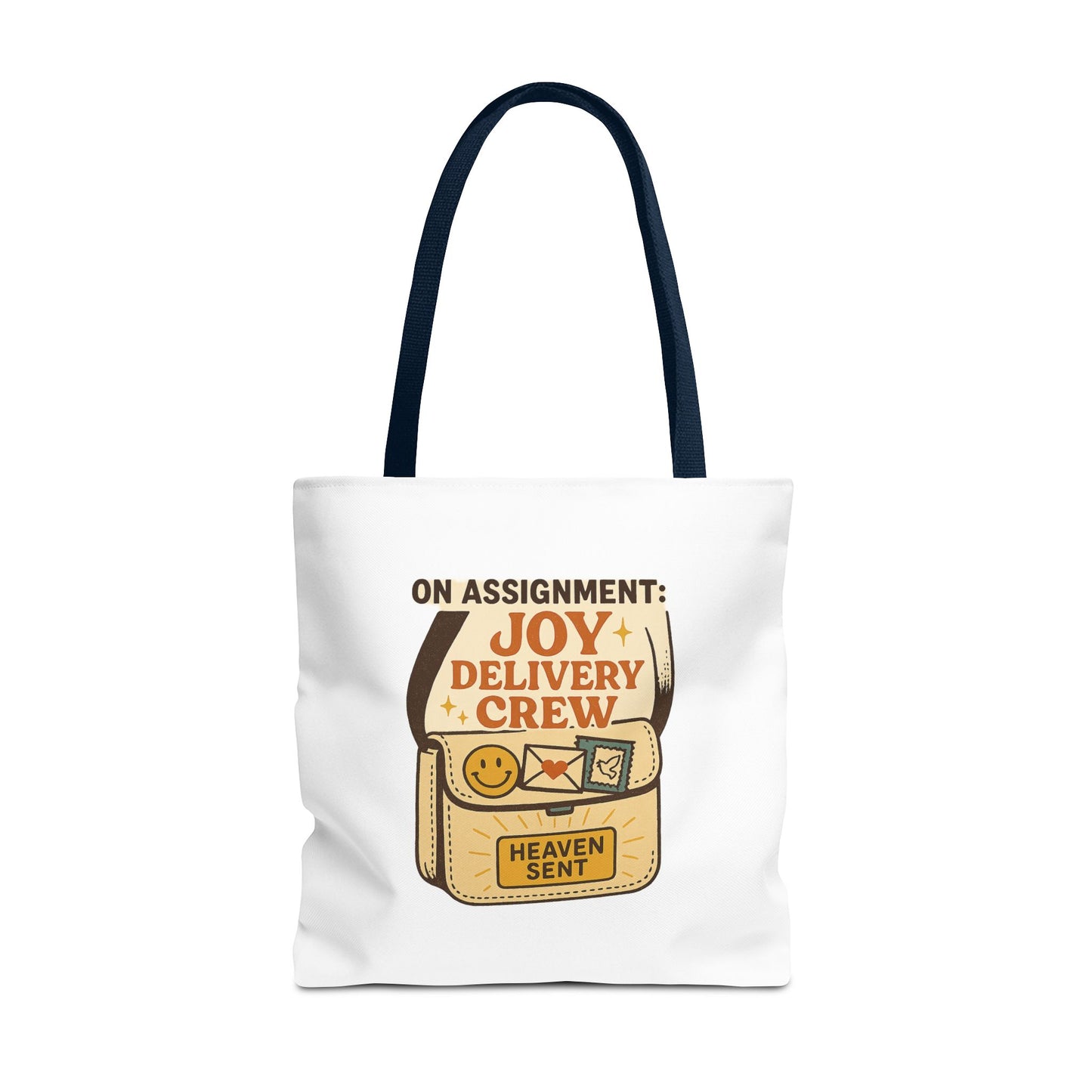 Joy Delivery Crew Tote Bag - Heaven Sent, Birthday Gift, Grocery Bag, Eco-Friendly Tote, Unique Gift Idea
