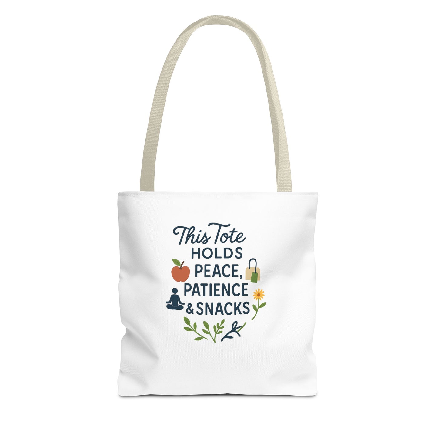 Peace & Patience Inspirational Tote Bag