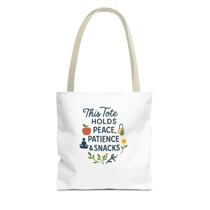 Peace & Patience Inspirational Tote Bag