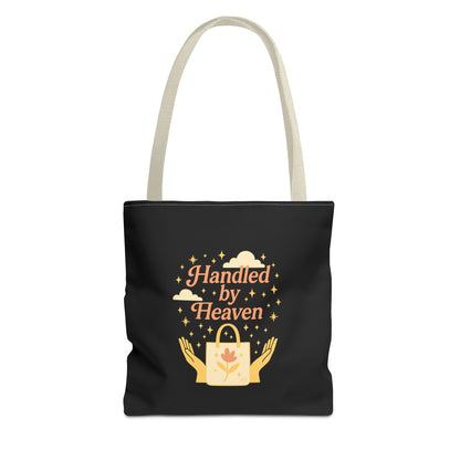 Heavenly Handled Tote Bag - Eco-Friendly Gift, Everyday Carry, Shopping Companion, Gift for Her, Travel Essential