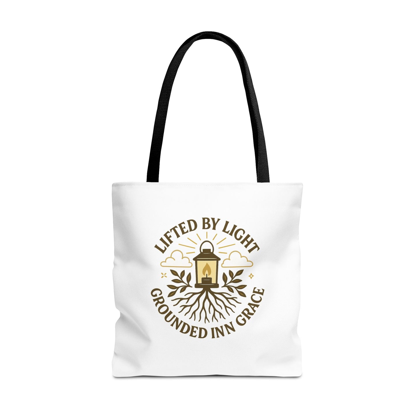 Grounded by Grace Tote Bag, Inspirational Gift, Eco-Friendly Shopping Tote, Spiritual Tote, Unique Artwork, Motivational Bag, Everyday [...]