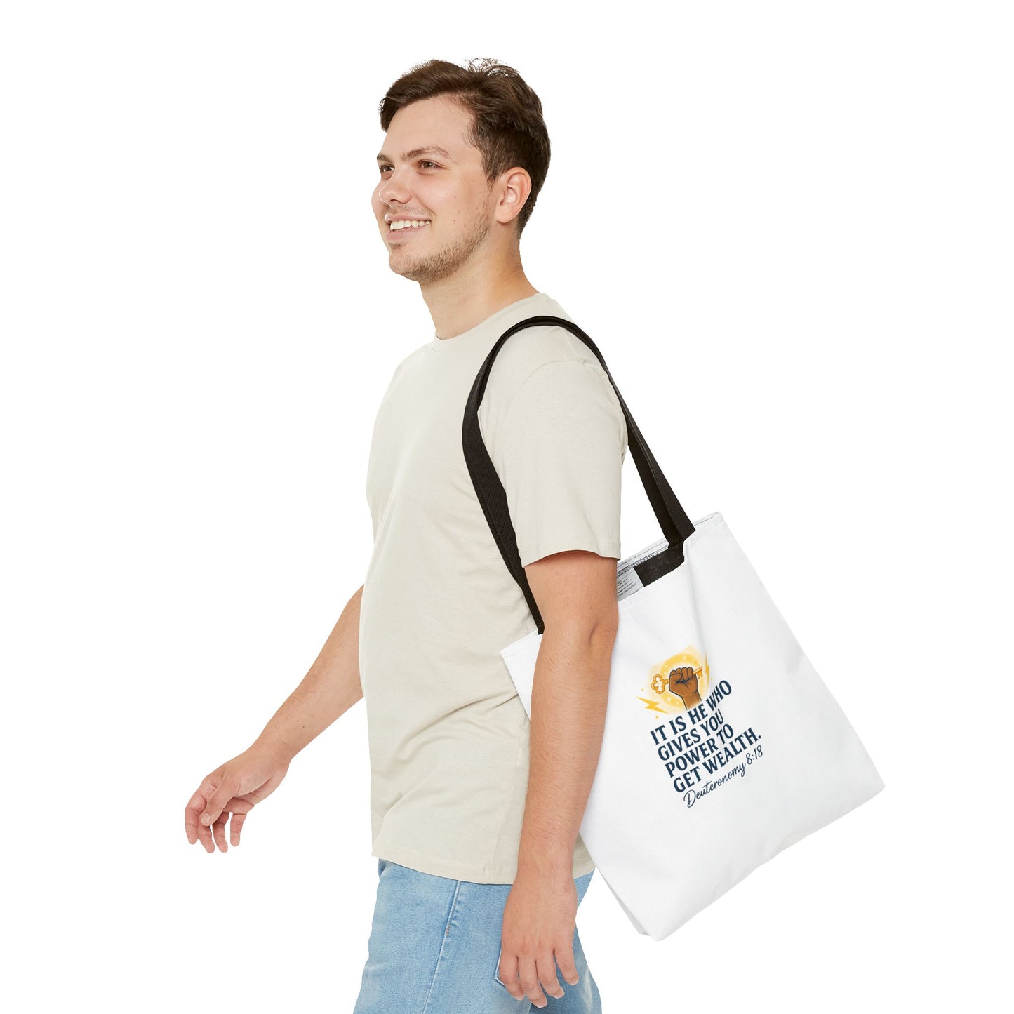 Affirmation Art Bible Verse Tote Bag