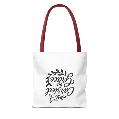 Carried by Grace Faith Tote Bag
