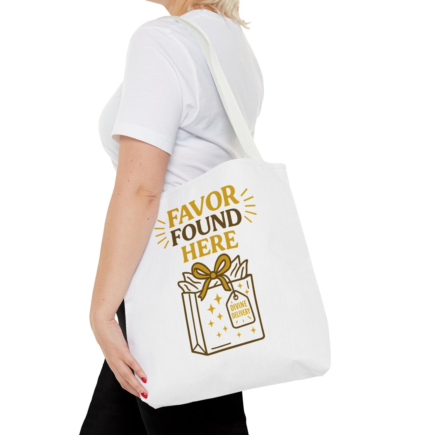 Favor Found Here Tote Bag - Perfect Gift for Celebrations, Party Favors, Birthday, Bridal Shower, Eco-Friendly