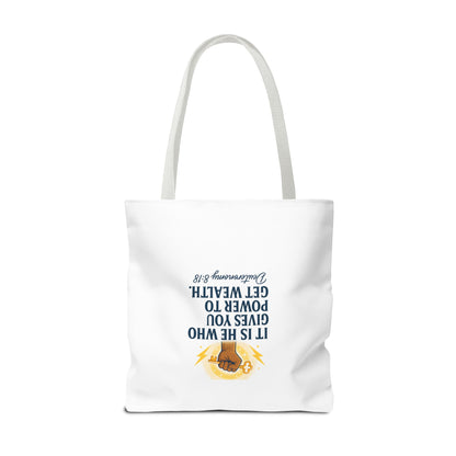 Affirmation Art Bible Verse Tote Bag
