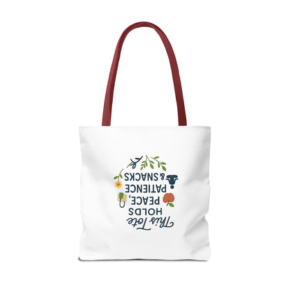 Peace & Patience Inspirational Tote Bag