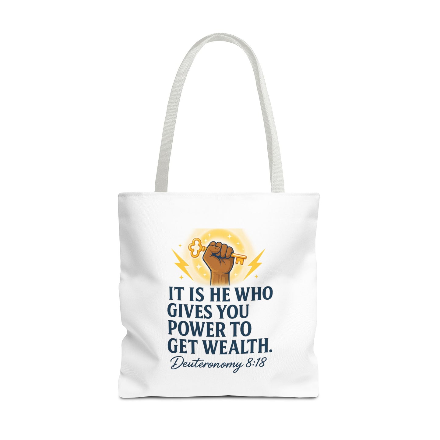 Empowering Inspirational Tote Bag, Motivational Bag, Gifts for Motivated Individuals, Scripture Tote, Versatile Shopping Bag