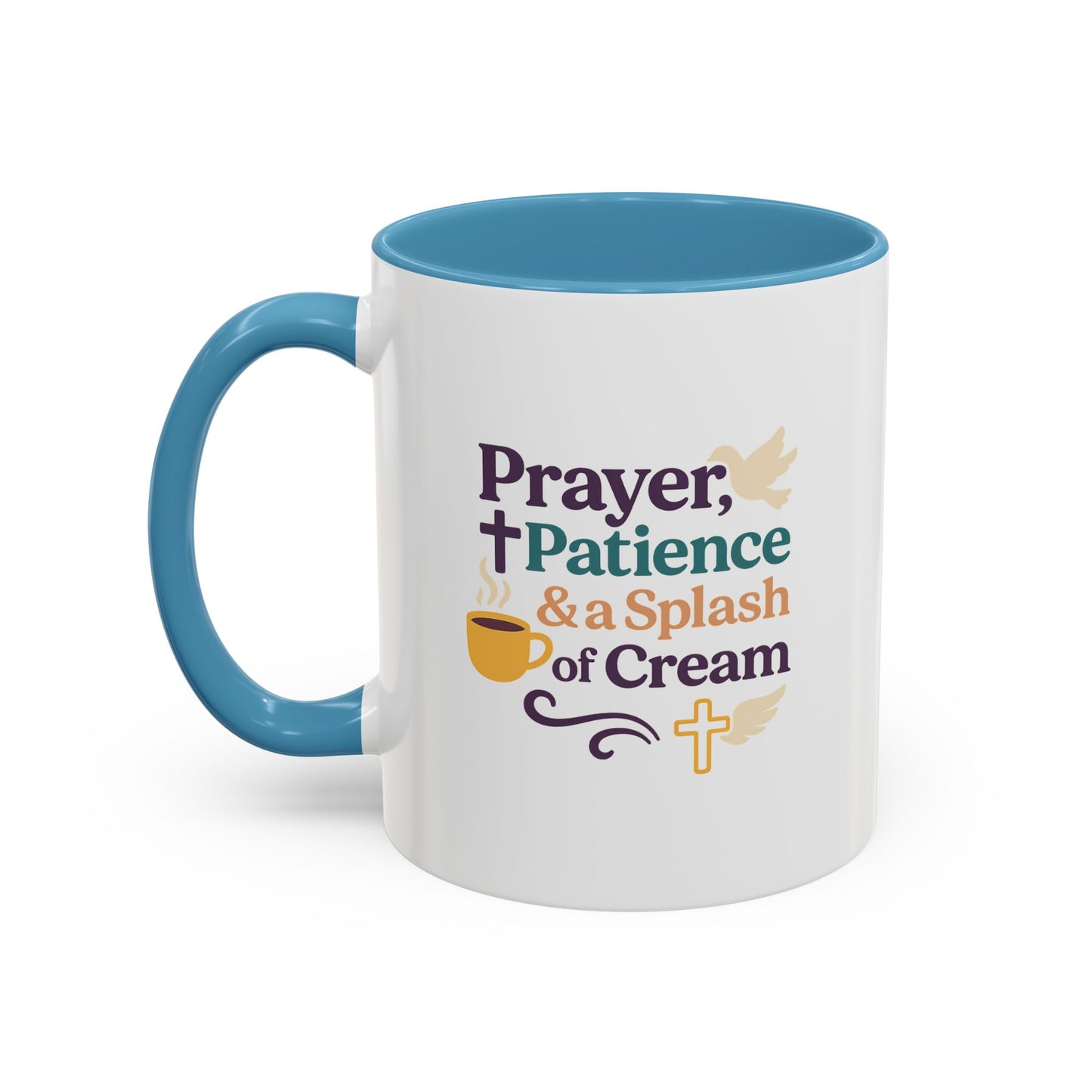 Faith-Inspired Coffee Mug - Perfect Gift for Friends and Family, Prayer Mug, Inspirational Drinkware, Christian Gift, Cute Desk Accessory