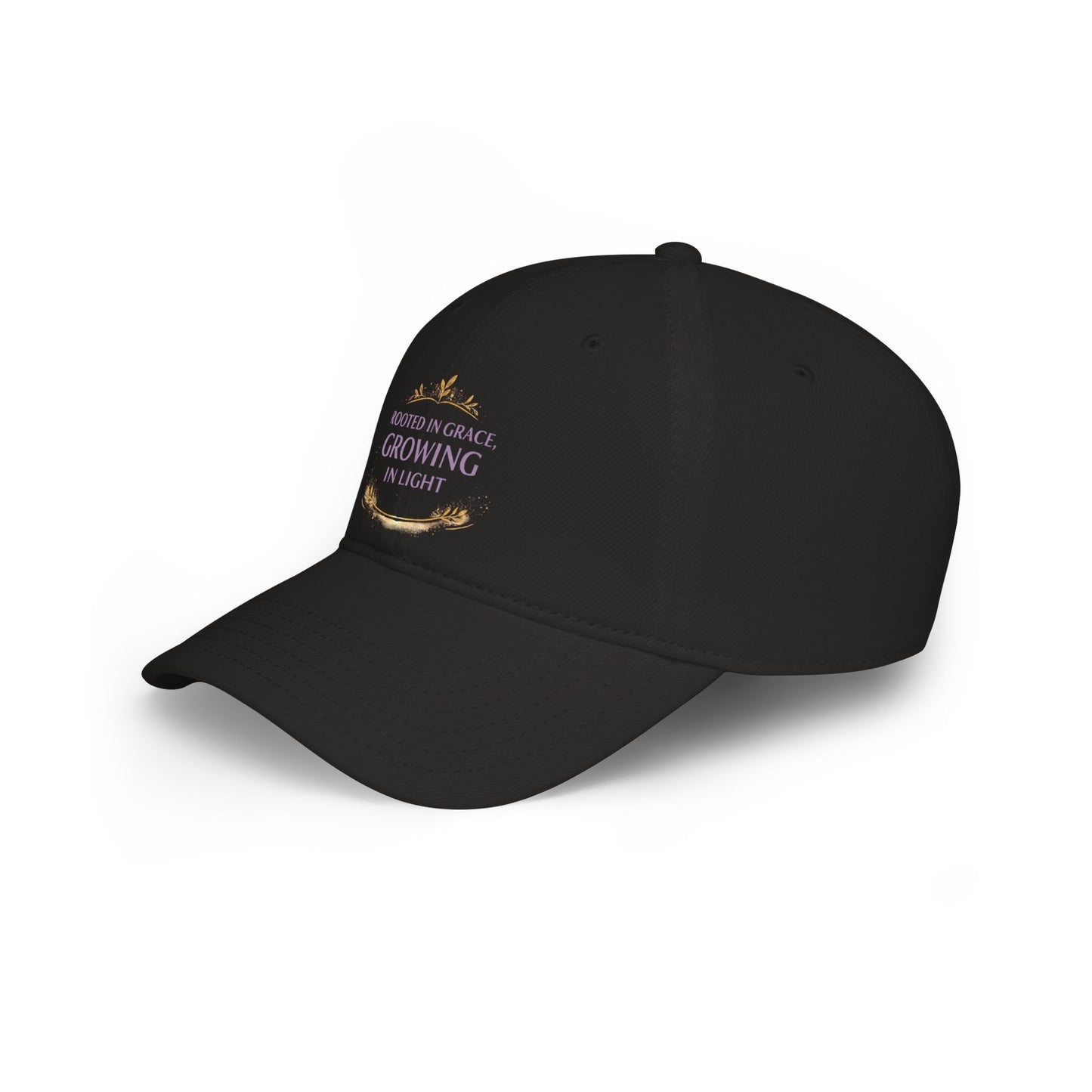 Rooted in Grace Baseball Cap — "Growing in Light" Inspirational Hat