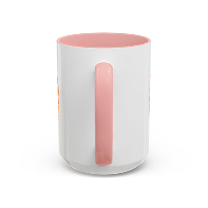 Serve God, Chill & Pray Accent Coffee Mug (11, 15oz)