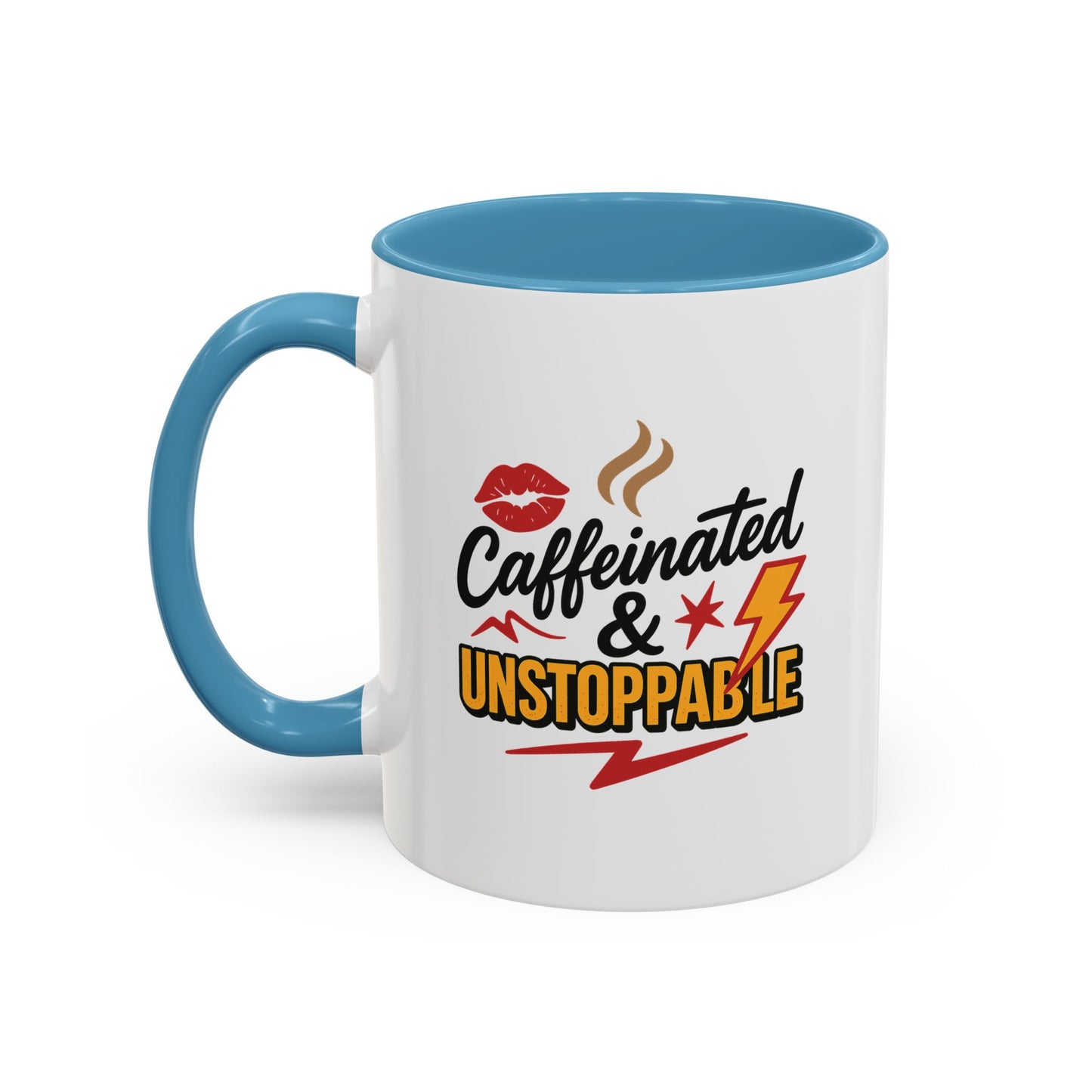 Caffeinated & Unstoppable Coffee Mug - Fun Gift for Coffee Lovers, Cute Office Decor, Motivational Drinkware, Perfect for Birthdays, [...]