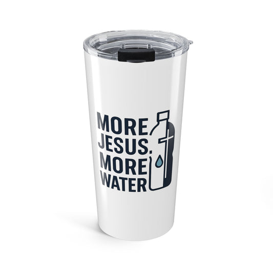 Inspirational Tumbler 20oz | Motivational Travel Mug | Faith-Based Water Bottle | Gift for Christians | Bible Verse Drinkware