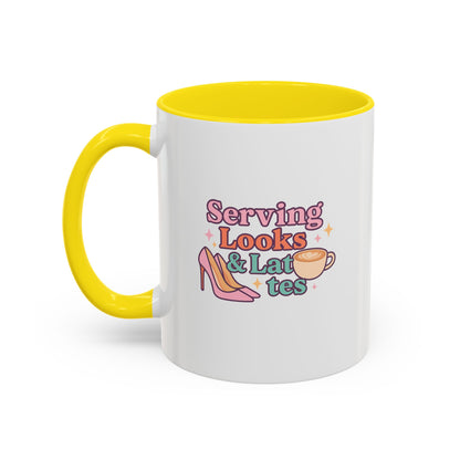 Chic Coffee Mug: Serving Looks & Lattes | Trendy Gift for Coffee Lovers, Fashion Enthusiasts, Housewarming, Birthdays, Mom's Day