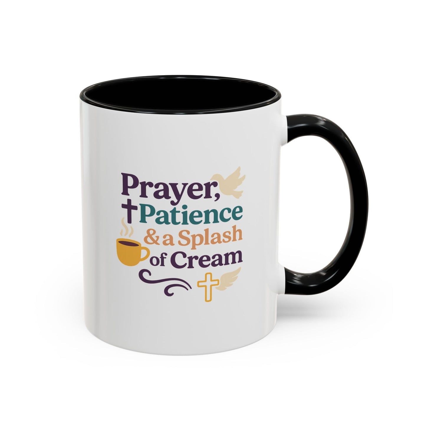 Faith-Inspired Coffee Mug - Perfect Gift for Friends and Family, Prayer Mug, Inspirational Drinkware, Christian Gift, Cute Desk Accessory